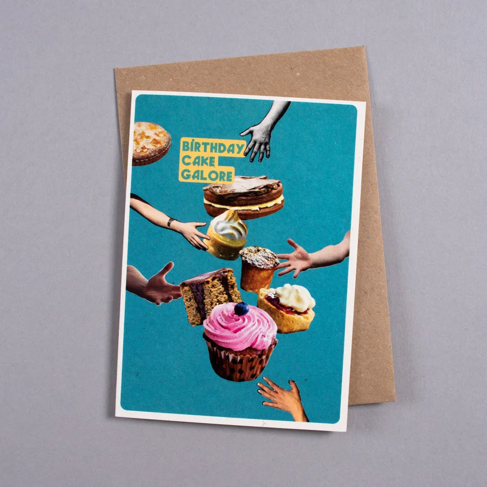 Birthday Card - Birthday Cake Galore