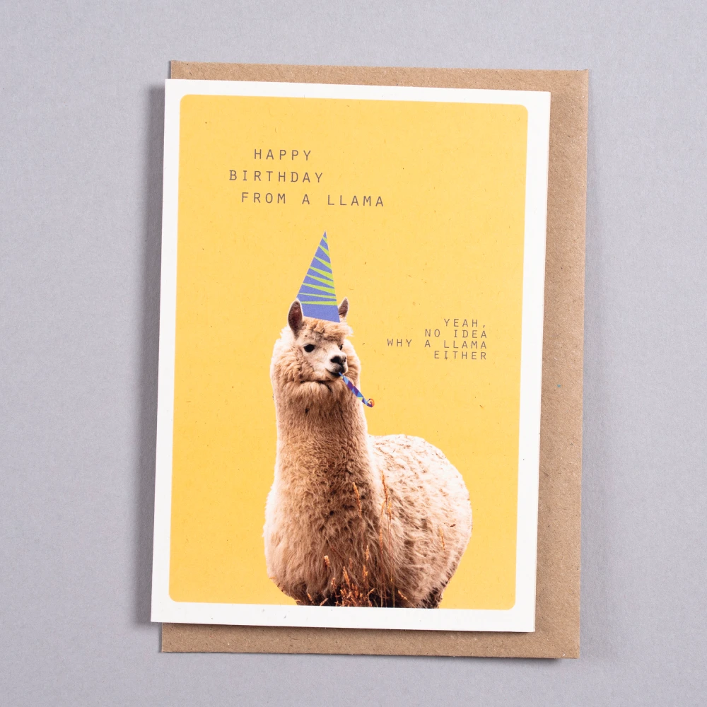 Birthday Card - Llama Birthday