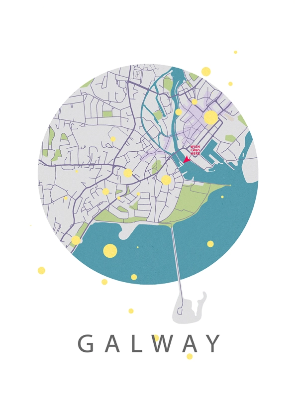 Prints - Galway Map