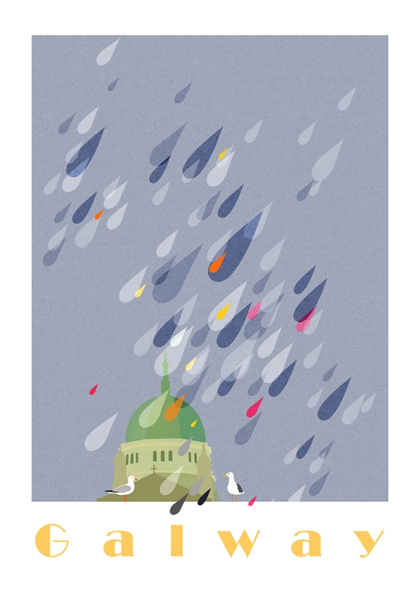 Prints - Galway Rain